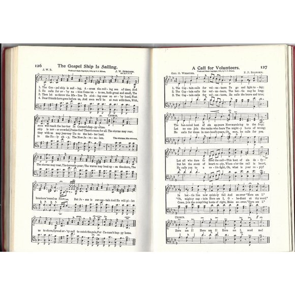 International Gospel Hymns & Songs PP Bilhorn 1905 Cloth Bound 150+ Songs & Musi - Picture 6 of 6
